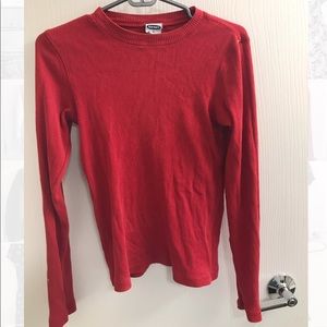 Old Navy: Classic Ribbed Long Sleeve Tee